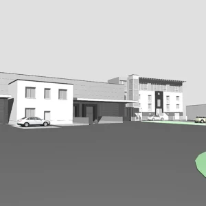 3D Rendering vom Businesspark Dobl